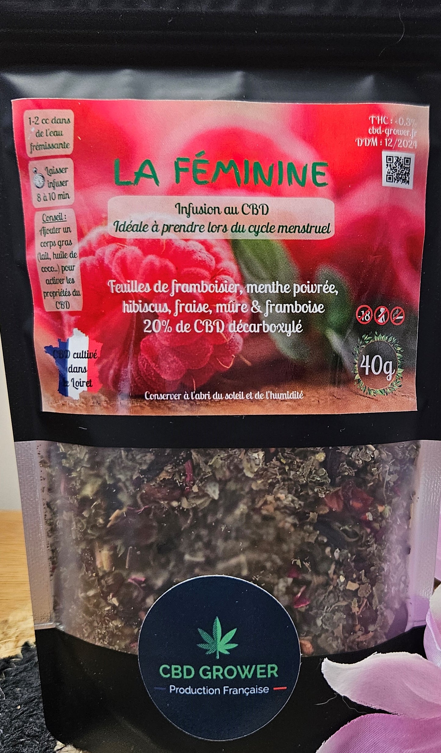 Infusion au CBD - La féminine