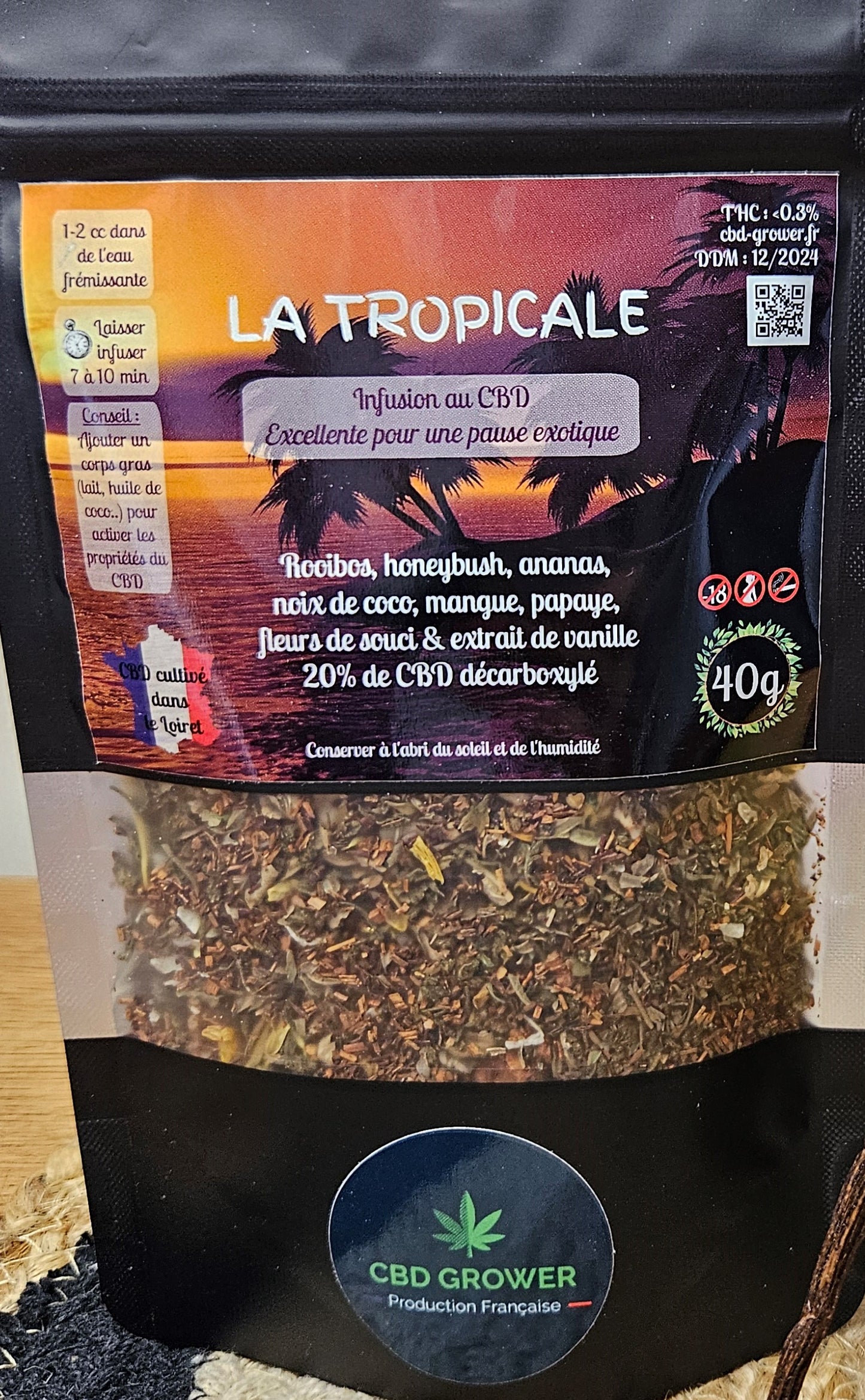 Infusion au CBD - La tropicale