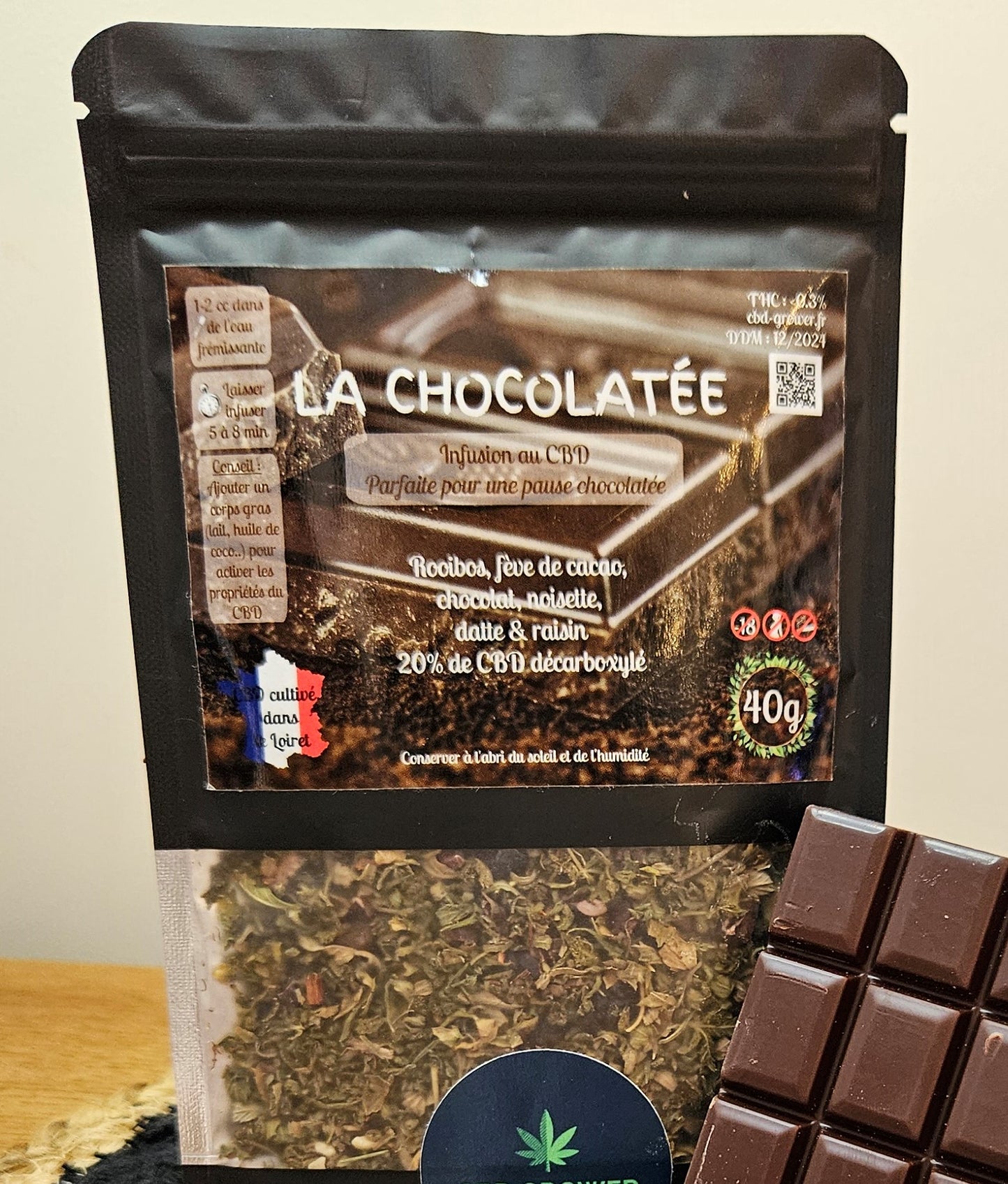 Infusion au CBD - La chocolatée
