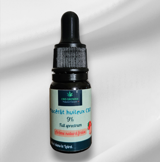 Huile CBD 9% - Arôme fraise 🍓